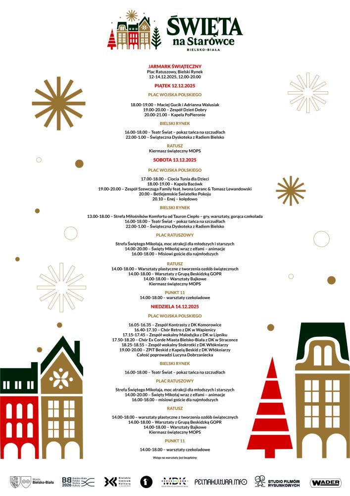 Święta w Bielsku-Białej 2025